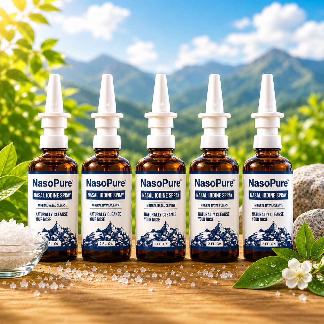 NasoPure™ Nasal Cleansing Spray – Mineral Nasal Hygiene Mist