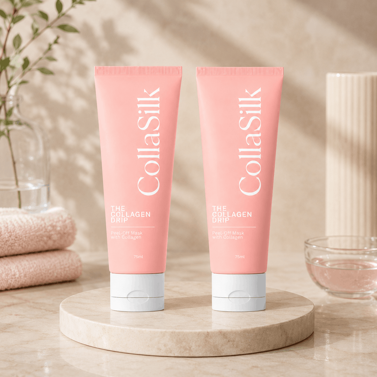 CollaSilk™ Collagen Face Mask – 75ml Hydrating Facial Mask