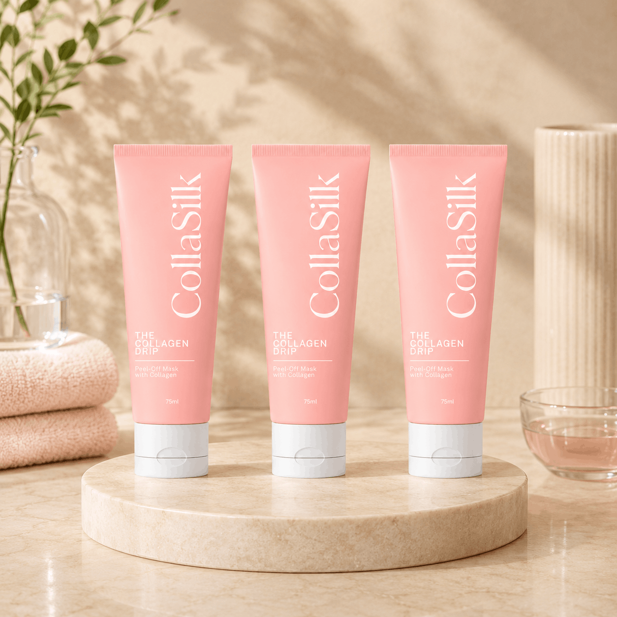 CollaSilk™ Collagen Face Mask – 75ml Hydrating Facial Mask