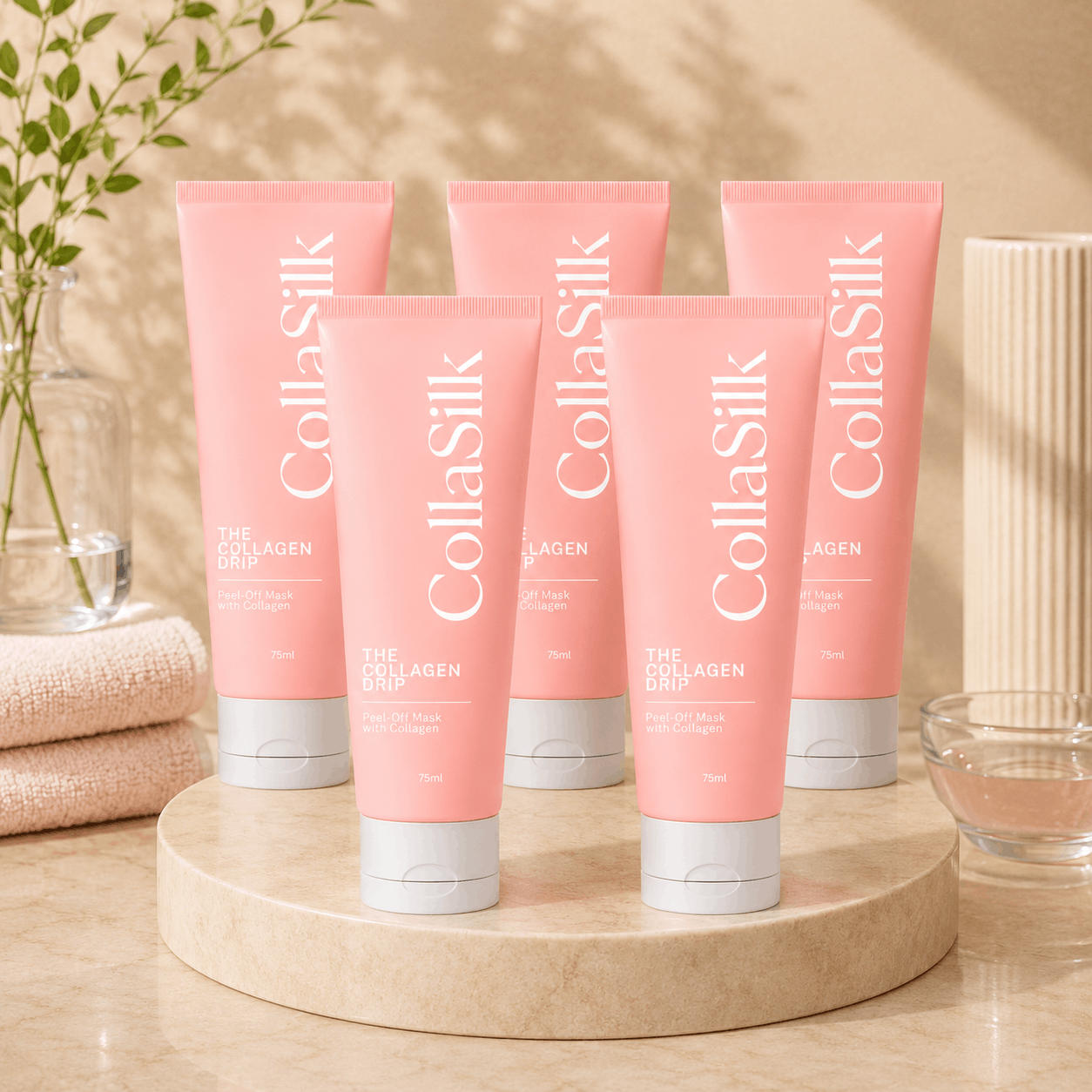 CollaSilk™ Collagen Face Mask – 75ml Hydrating Facial Mask