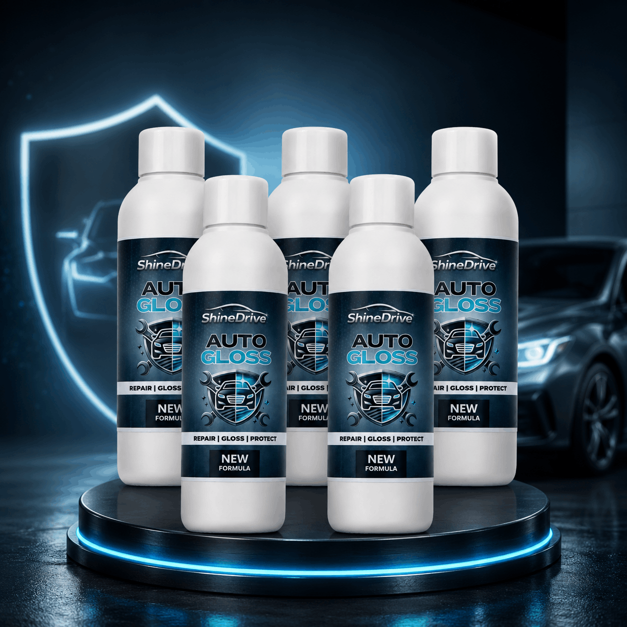ShineDrive™ Auto Gloss – Vehicle Finish Enhancer & Surface Care Formula
