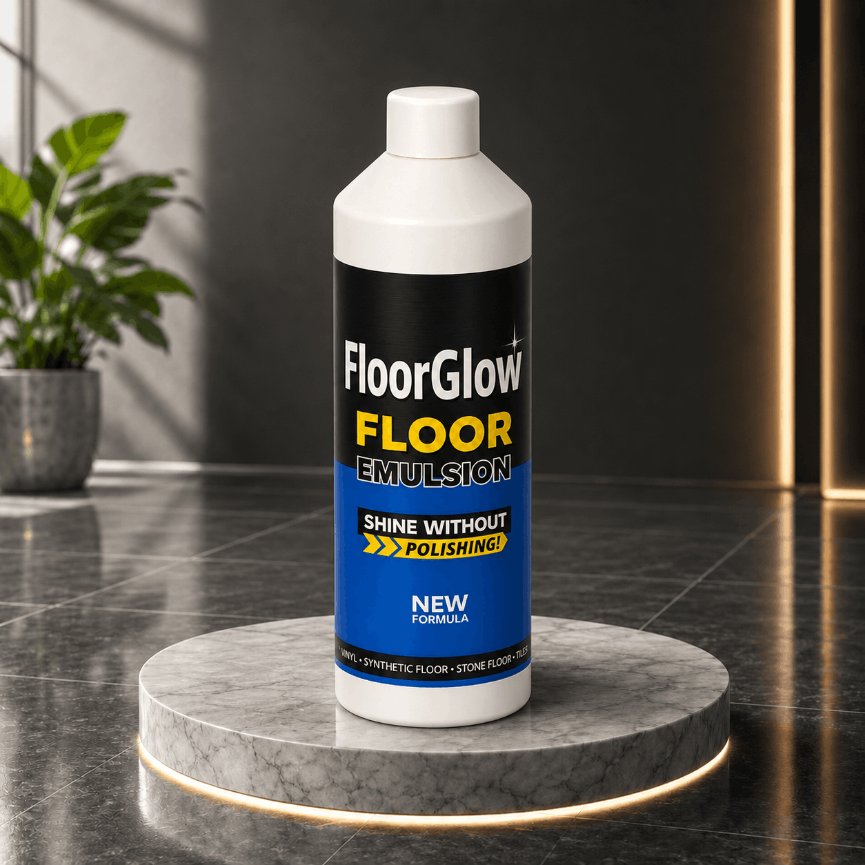 FloorGlow™ Floor Emulsion – Multi-Surface Floor Care Formula