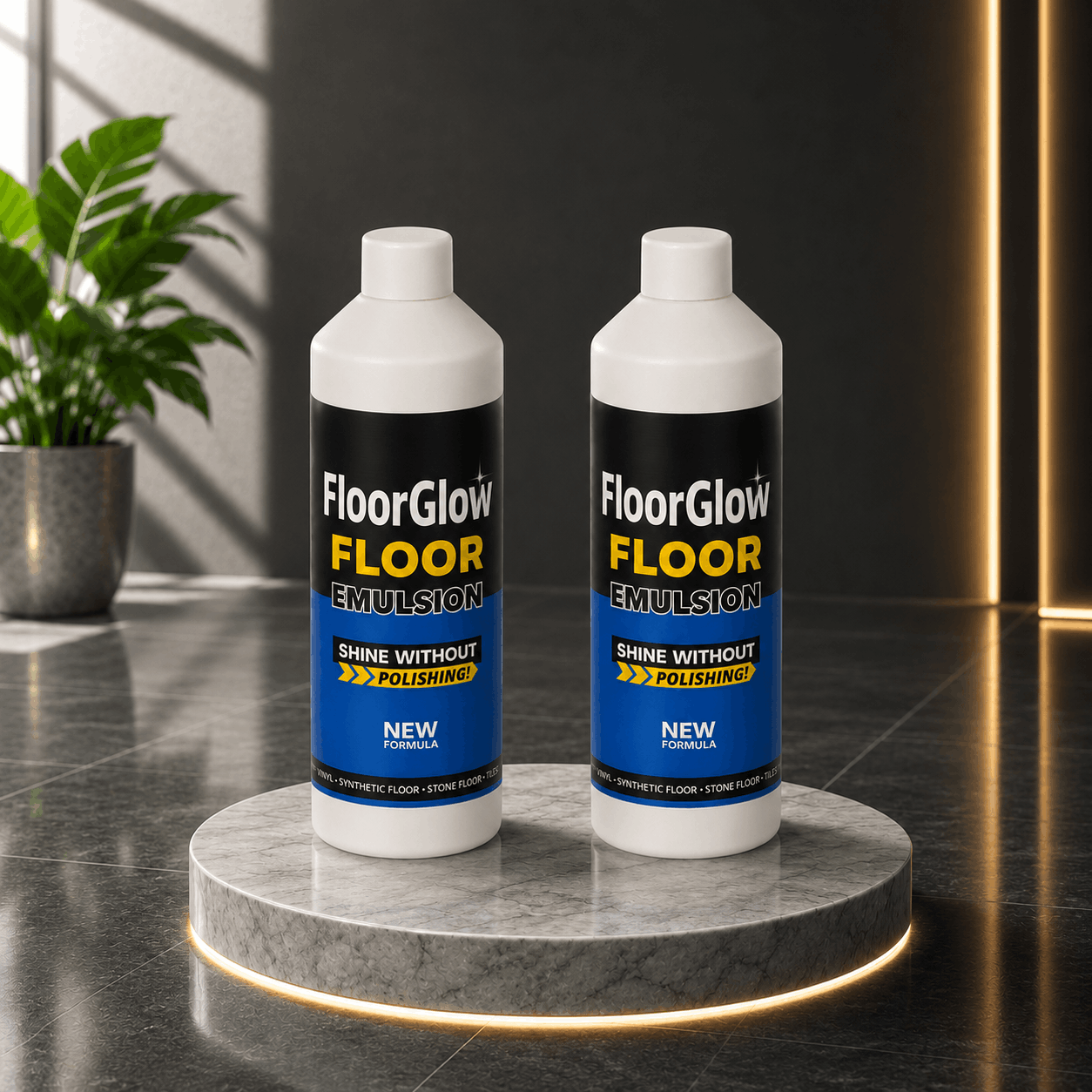 FloorGlow™ Floor Emulsion – Multi-Surface Floor Care Formula