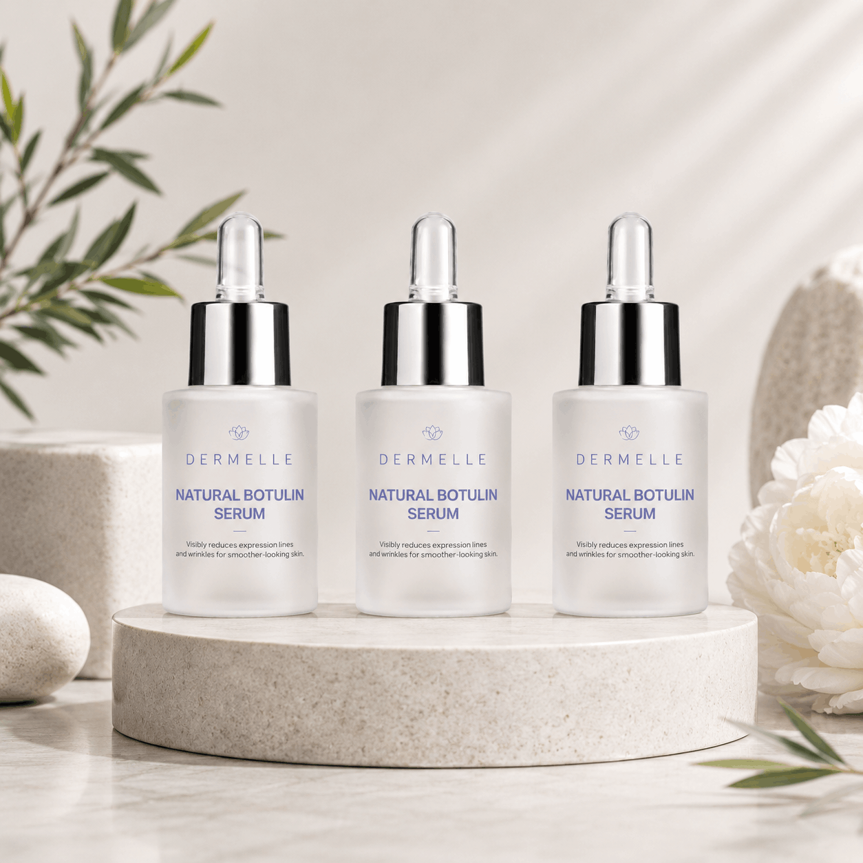 Dermelle™ Natural Botulin Serum – Smoothing Facial Serum