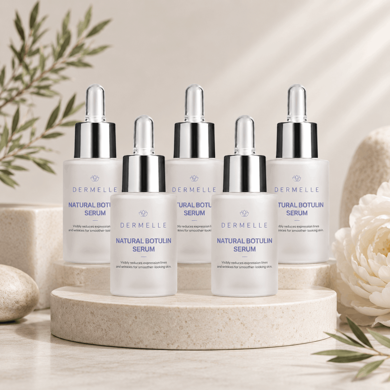 Dermelle™ Natural Botulin Serum – Smoothing Facial Serum
