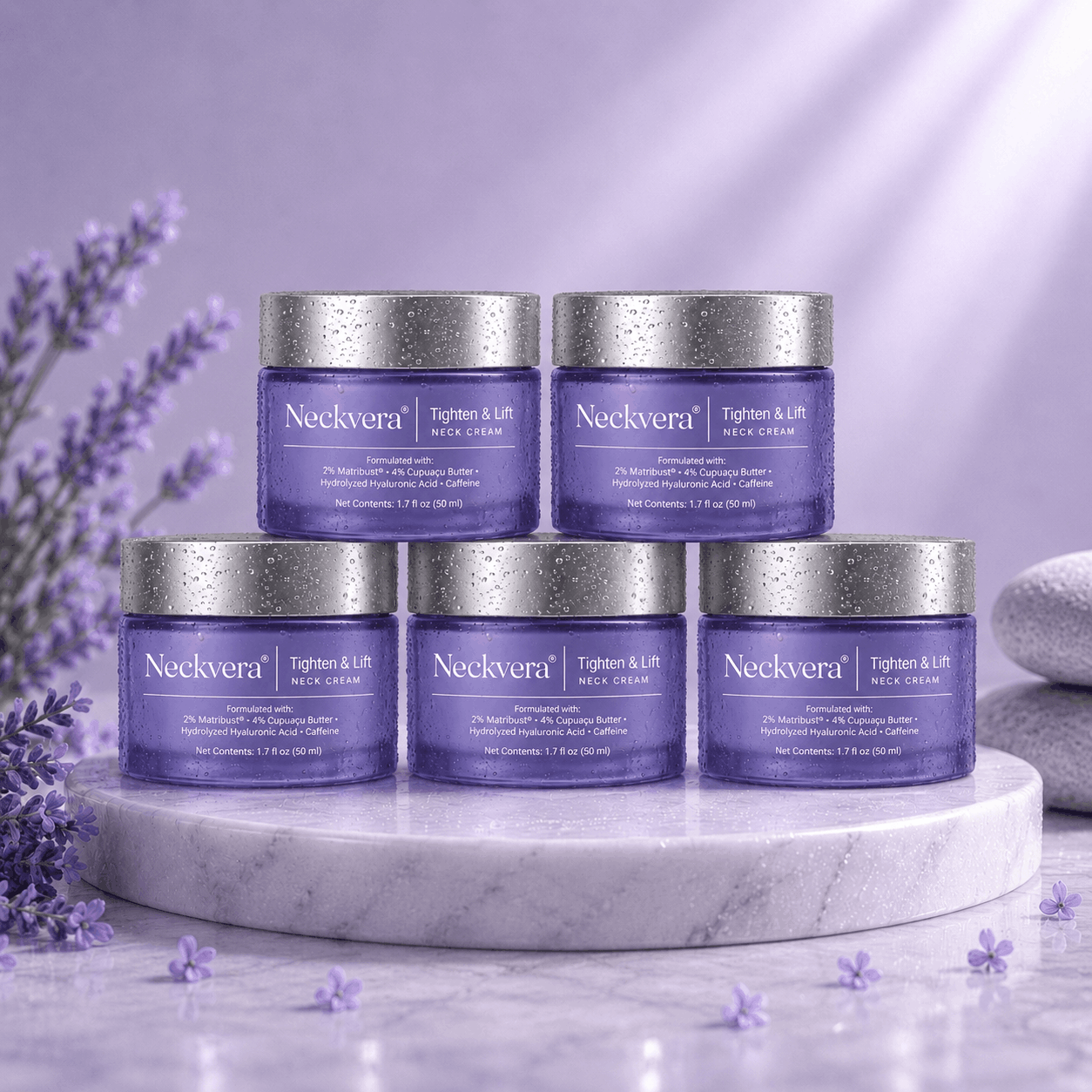Neckvera™ Neck Cream – Hydrating Neck & Décolletage Moisturizer