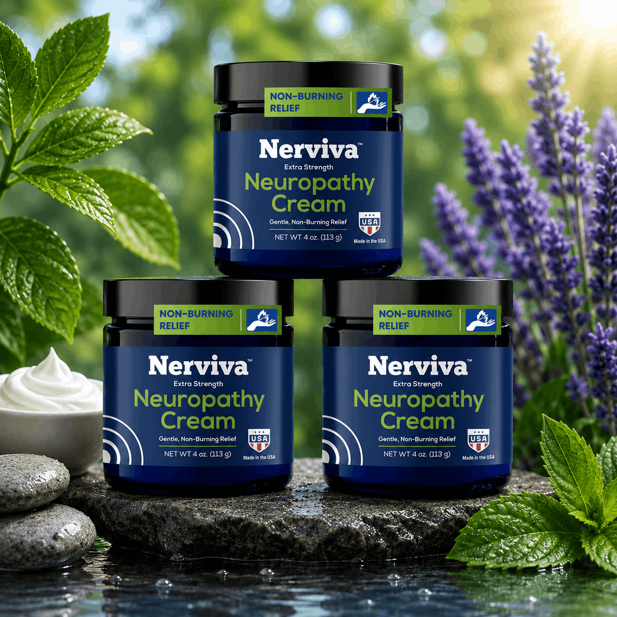 Nerviva™ Extra Strength Topical Skin Cream – 113g