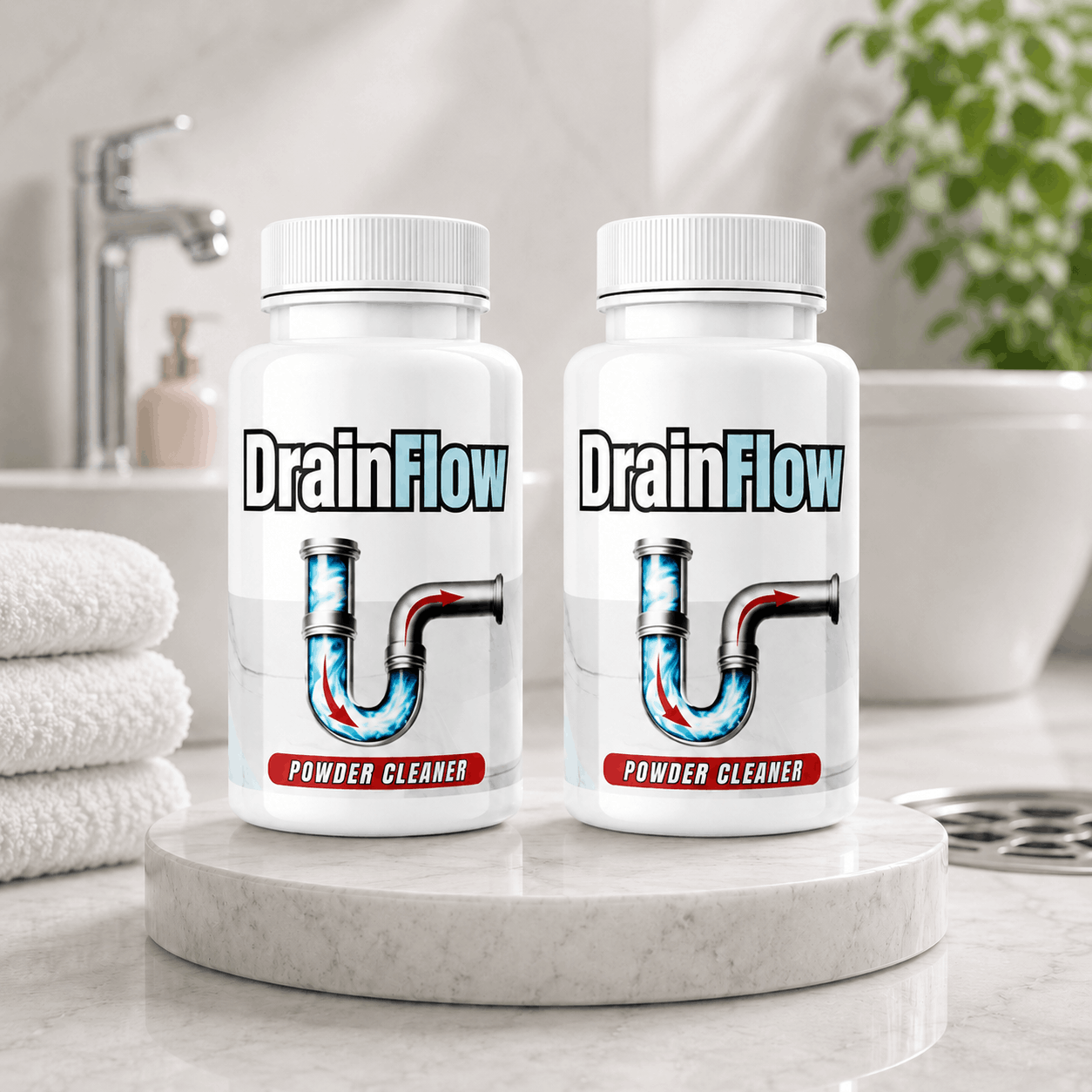 DrainFlow™ Powder Drain Cleaner – Drain Maintenance & Cleaning Formula