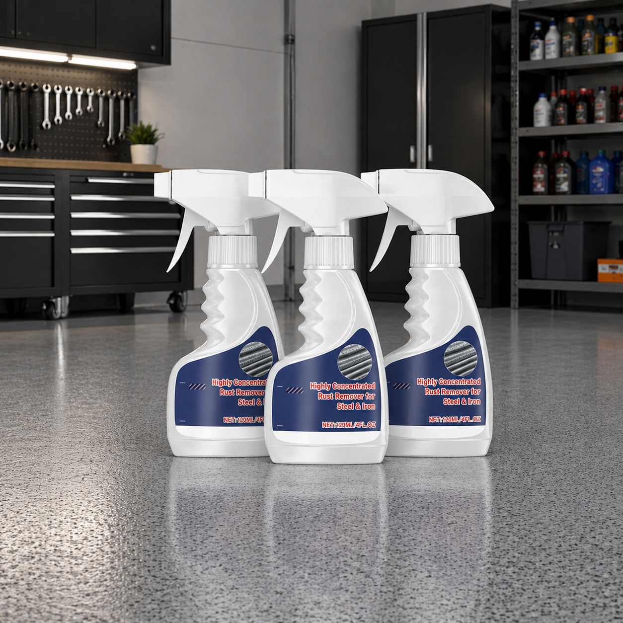 RustClean™ Concentrated Rust Remover Spray for Steel & Iron Surfaces