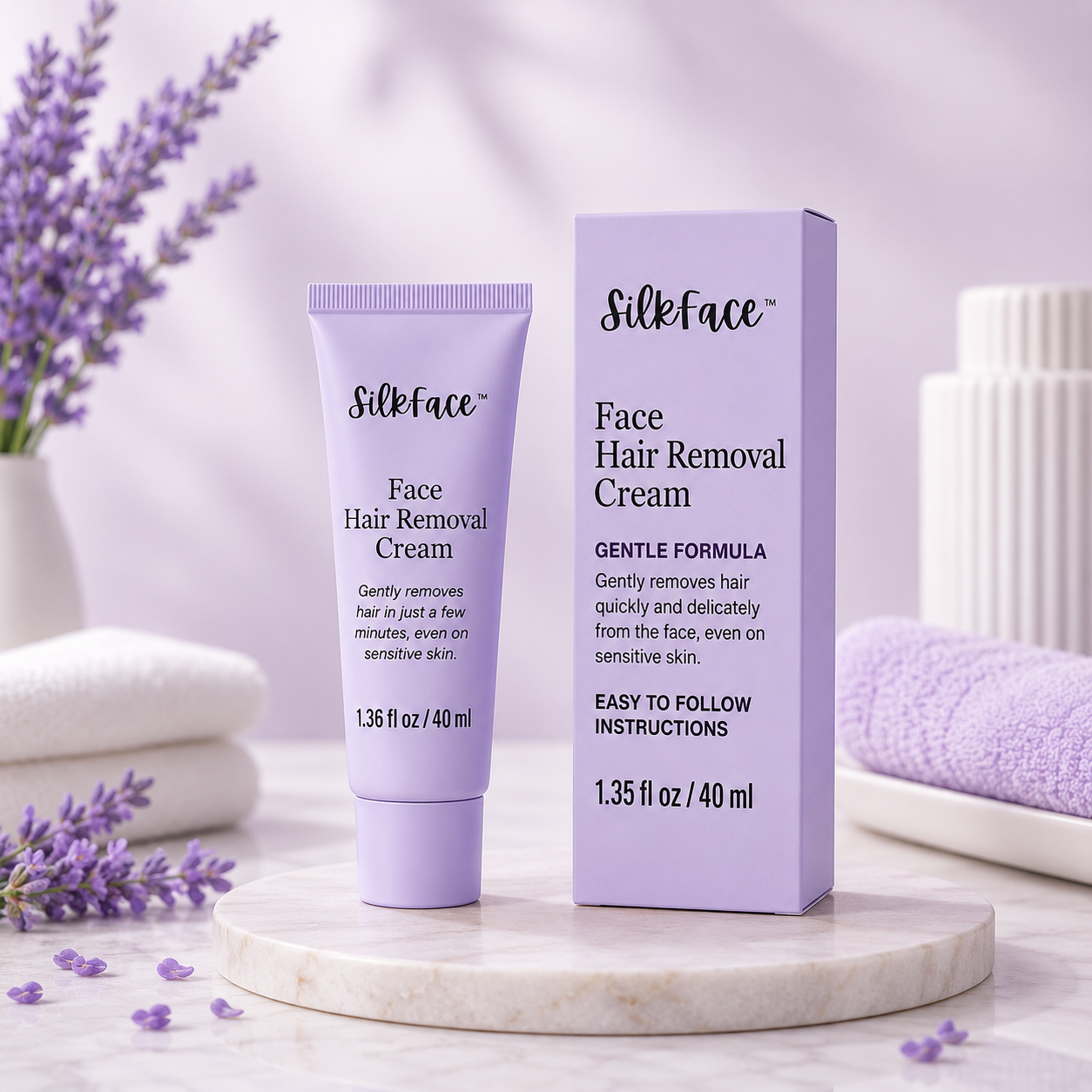 SilkFace™ Facial Hair Removal Cream