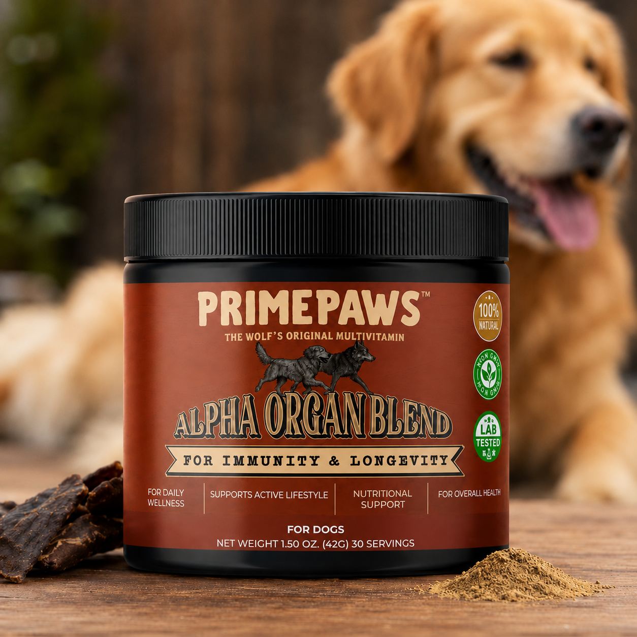 PrimePaws™ Alpha Organ Blend Powder for Dogs