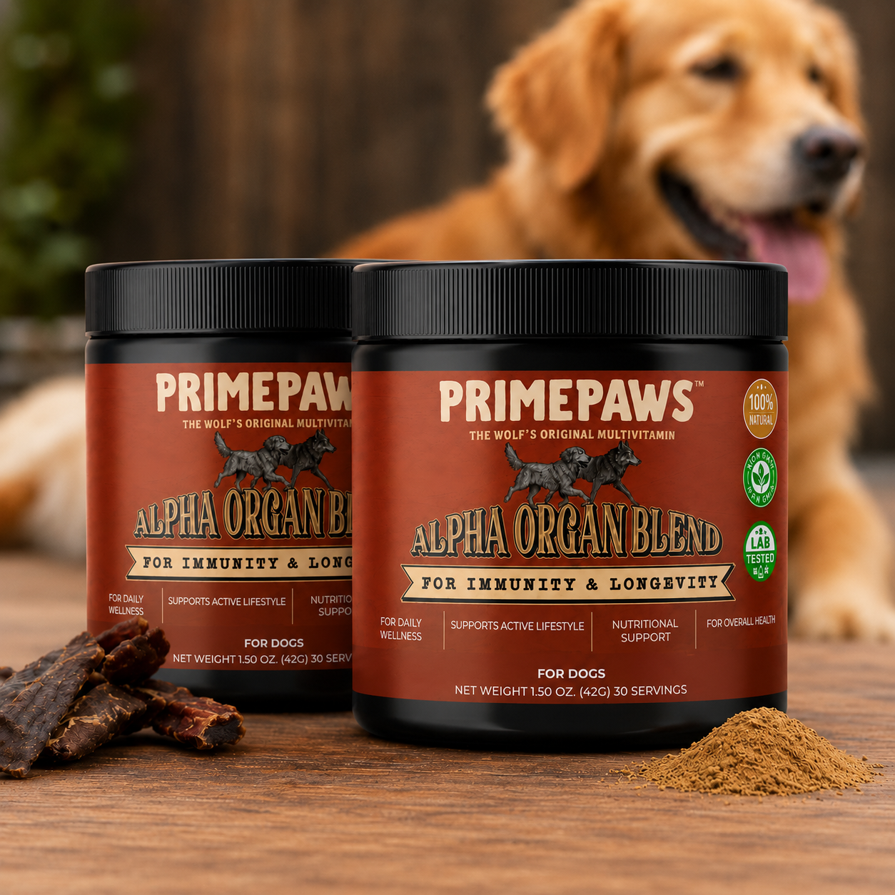 PrimePaws™ Alpha Organ Blend Powder for Dogs