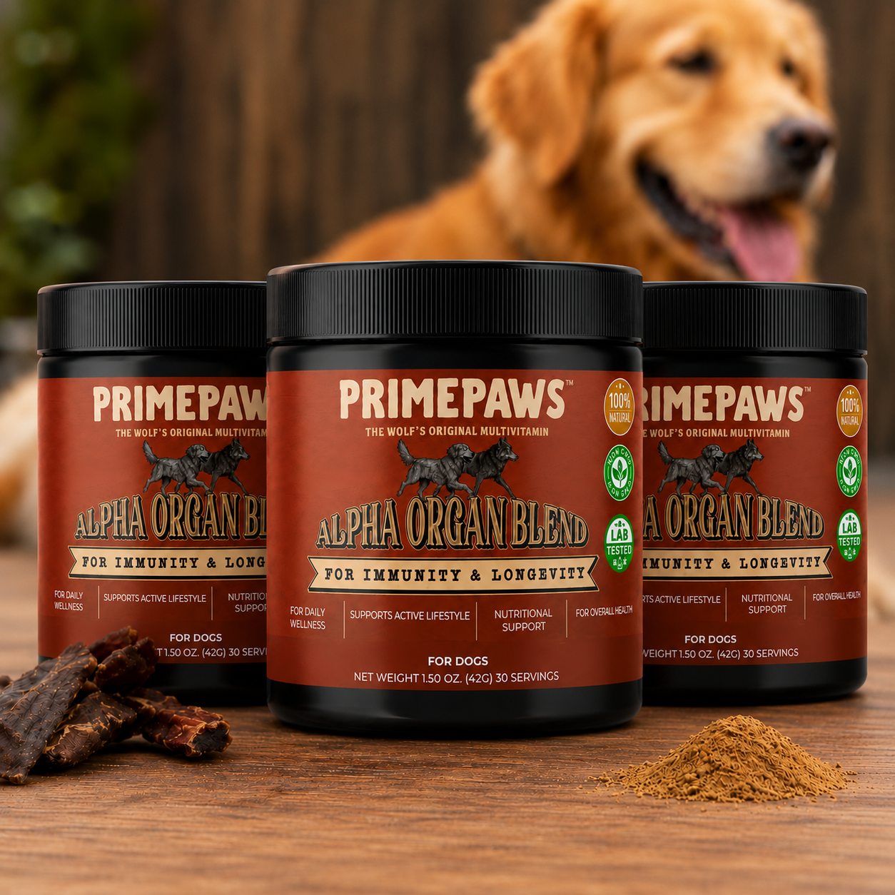 PrimePaws™ Alpha Organ Blend Powder for Dogs