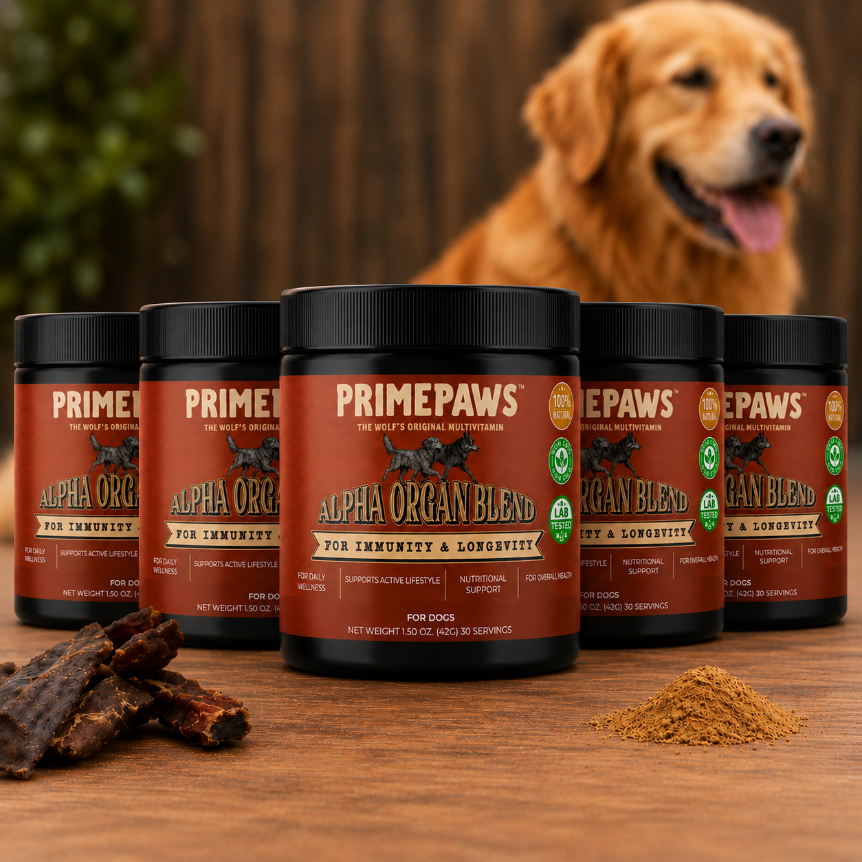 PrimePaws™ Alpha Organ Blend Powder for Dogs