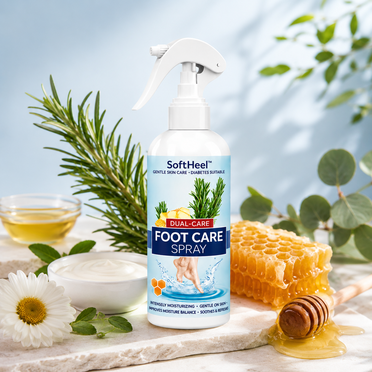 SoftHeel™ Foot Care Spray – Moisturising Foot & Skin Care Mist