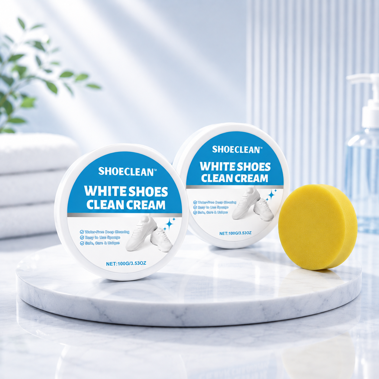 ShoeClean™ White Shoe Cleaning Cream Kit